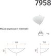 Applique-angolo-gesso-Belfiore-9010-EKA-ANGLE-7958.42-E27-LED-lampada-parete-classica-moderna