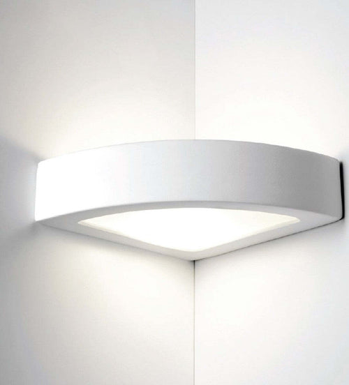 Applique-angolo-gesso-Belfiore-9010-ERIDA-ANGLE-8056.42-E27-LED-biemissione-lampada-parete