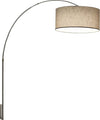 Applique-arco-Illuminando-BOING-CILINDRO-AP-G-48-E27-LED-lampada-parete-telescopica-paralume-tessuto