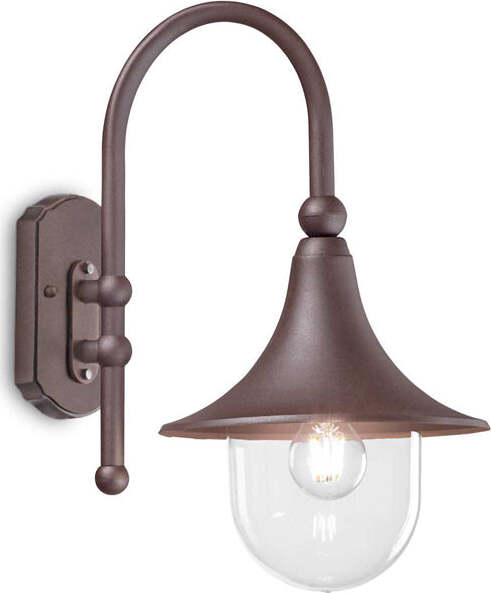 Applique-Arco-Rustica-Country-Cima-Alluminio-Coffee-1-Luce-E27