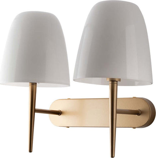 Applique Ares Bianco 2Xe14 42X22X33.7Cm Illuminazione/Illuminazione per interni/Illuminazioni per pareti/Applique Led Mall Home - Napoli, Commerciovirtuoso.it