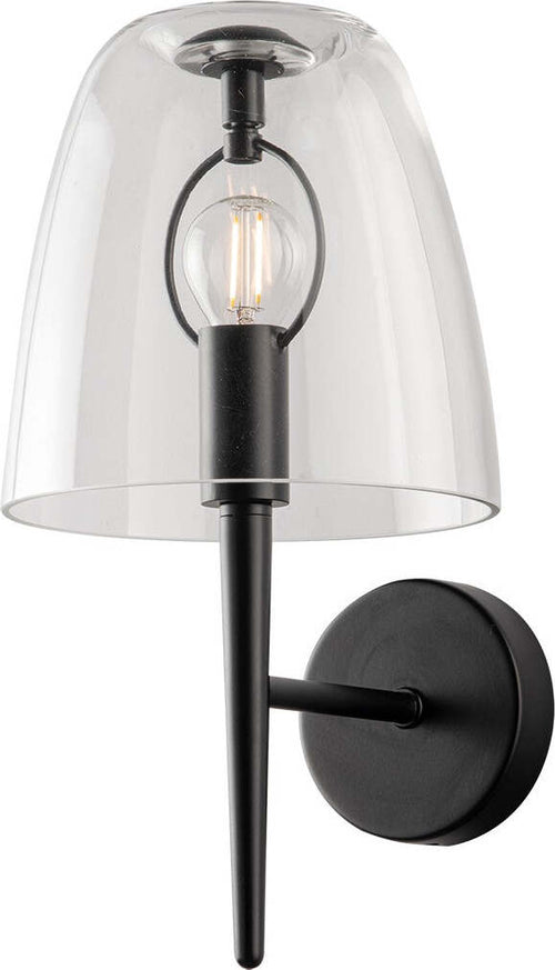 Applique Ares Trasparente 1Xe14 18X22X33.7Cm Illuminazione/Illuminazione per interni/Illuminazioni per pareti/Applique Led Mall Home - Napoli, Commerciovirtuoso.it