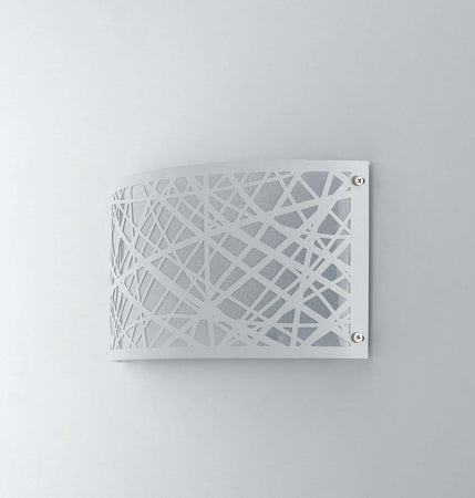 Applique Batik Bianco 2Xe14 32X17X9Cm Illuminazione/Illuminazione per interni/Illuminazioni per pareti/Applique Led Mall Home - Napoli, Commerciovirtuoso.it