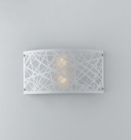 Applique Batik Bianco 2Xe14 32X17X9Cm Illuminazione/Illuminazione per interni/Illuminazioni per pareti/Applique Led Mall Home - Napoli, Commerciovirtuoso.it