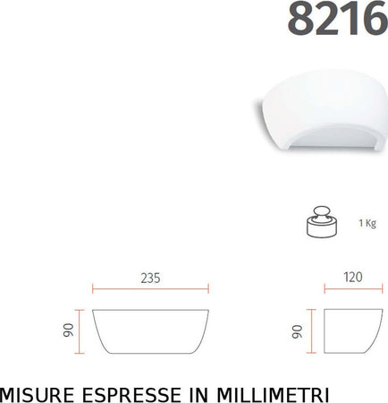 Applique-Belfiore-9010-DARLA-8216.41-E27-LED-9010-Belfiore-biemissione