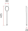 Applique-Belfiore-9010-SPOON-2516C-3002-LED-ceramica-cristaly-verniciabile-lampada-parete-cucchiaio-classica-modena