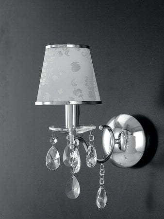 Applique Boeme Cromo 1Xe14 16X34Cm Illuminazione/Illuminazione per interni/Illuminazioni per pareti/Applique Led Mall Home - Napoli, Commerciovirtuoso.it