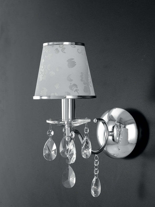 Applique Boeme Cromo 1Xe14 16X34Cm Illuminazione/Illuminazione per interni/Illuminazioni per pareti/Applique Led Mall Home - Napoli, Commerciovirtuoso.it