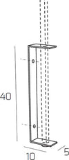 Applique-braccio-arco-moderna-Top-Light-CORNER-1189-B7-E27-LED-metallo-lampada-parete