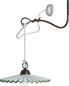 Applique-Braccio-Classica-L'Aquila-Metallo-Ceramica-Nero-Sfumato-Rame-1-Luce-E27
