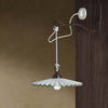Applique-Braccio-Classica-L'Aquila-Metallo-Ceramica-Nero-Sfumato-Rame-1-Luce-E27
