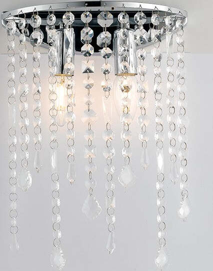 Applique Breeze Cromo 2Xe14 25X35Cm Illuminazione/Illuminazione per interni/Illuminazioni per pareti/Applique Led Mall Home - Napoli, Commerciovirtuoso.it