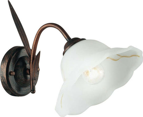 Applique Byron Ruggine 1Xe27 20X29X29Cm Illuminazione/Illuminazione per interni/Illuminazioni per pareti/Applique Led Mall Home - Napoli, Commerciovirtuoso.it