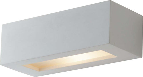 Applique Candida Bianco 1Xe14 22X9X7Cm Illuminazione/Illuminazione per interni/Illuminazioni per pareti/Applique Led Mall Home - Napoli, Commerciovirtuoso.it