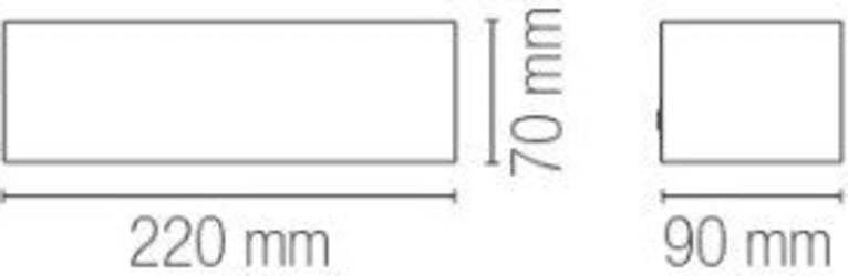 Applique-Candida-Bianco-1Xe14-22X9X7Cm