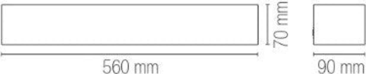 Applique-Candida-Bianco-2Xe14-45X9X7Cm