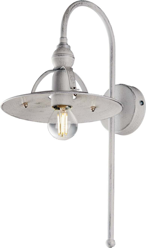 Applique-Cantina-Stile-Industrial-1-Luce-Ferro-Bianco-E-Argento