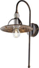 Applique-Cantina-Stile-Industrial-1-Luce-Ferro-Marrone-E-Oro