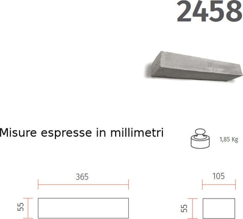 Applique-cemento-Belfiore-9010-GADRO-CEM-2458.3054-LED-lampada-parete-classica-rustica