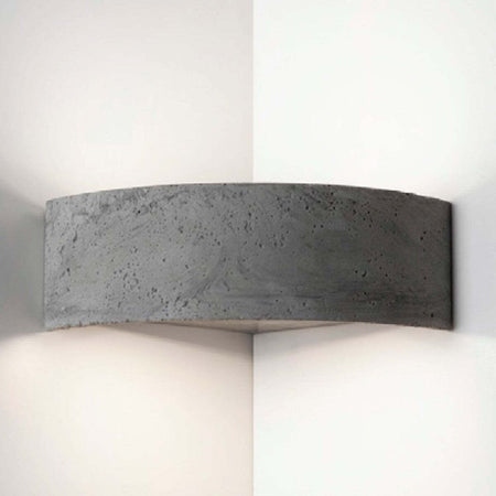 Applique-cemento-Belfiore-9010-GHIGLIA-ANGLE-CEM-2489B-3080-LED-lampada-parete