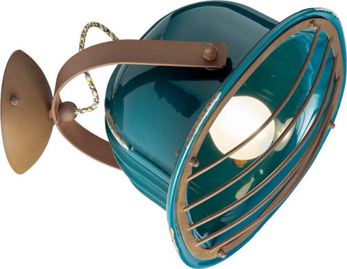Applique-ceramica-Ferroluce-Retrò-INDUSTRIAL-C1656-VIV-E27-LED-orientabile-lampada-parete