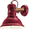 Applique-ceramica-Ferroluce-Retrò-INDUSTRIAL-C1693-E27-LED-vintage-rustica-lampada-parete