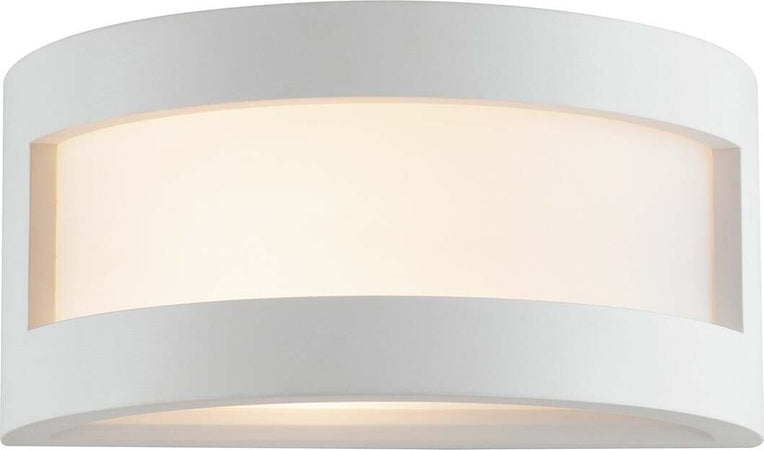 Applique Cervinia Bianco 1Xe27 25X13X12Cm Illuminazione/Illuminazione per interni/Illuminazioni per pareti/Applique Led Mall Home - Napoli, Commerciovirtuoso.it