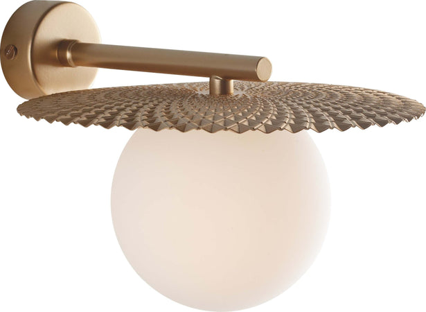 Applique Chaplin Oro 1Xg9 25,5X16,5X22Cm Illuminazione/Illuminazione per interni/Illuminazioni per pareti/Applique Led Mall Home - Napoli, Commerciovirtuoso.it