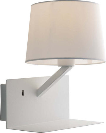 Applique Ciak Bianco Usb 1Xe27 23X31X22,5Cm Illuminazione/Illuminazione per interni/Illuminazioni per pareti/Applique Led Mall Home - Napoli, Commerciovirtuoso.it