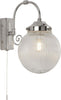Applique-Classica-Belvue-Acciaio-Cromo-Vetro-1-Luce-E14