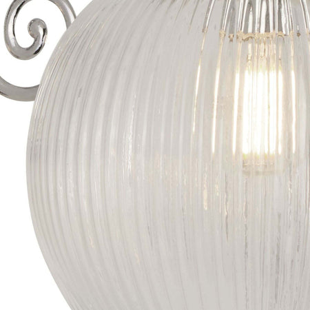 Applique-Classica-Belvue-Acciaio-Cromo-Vetro-1-Luce-E14