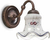 Applique-Classica-Chieti-Metallo-E-Ceramica-Nero-Sfumato-Rame-1-Luce-E14