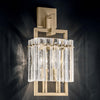 Applique-Classica-Crek-Metallo-Ottone-Vetro-2-Luci