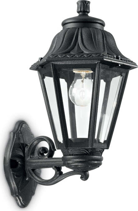 Applique-Classica-Dafne-Materie-Plastiche-Nero-1-Luce-E27-Big
