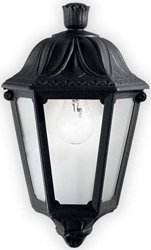 Applique-Classica-Dafne-Materie-Plastiche-Nero-1-Luce-E27-Small