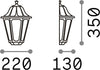 Applique-Classica-Dafne-Materie-Plastiche-Nero-1-Luce-E27-Small
