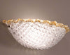 Applique-classica-DUE-P-HIVE-2698-AP-E27-LED-vetro-graniglia-cristallo-ambra-lampada-parete-vaschetta