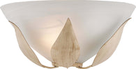 Applique-Classica-Esse-1-Luce-Ferro-Battuto-E-Vetro-Avorio-E-Oro