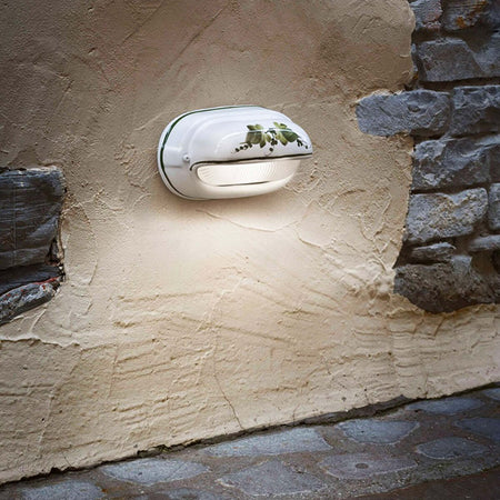 Applique-classica-Ferroluce-BRINDISI-C291-AP-E27-LED-ceramica-lampada-parete