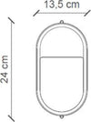 Applique-classica-Ferroluce-BRINDISI-C292-AP-E27-LED-ceramica-lampada-parete