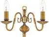 Applique-Classica-Fiammingo-Ottone-2-Luci-E14