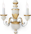 Applique-Classica-Firenze-Materie-Plastiche-Bianco-2-Luci-E14