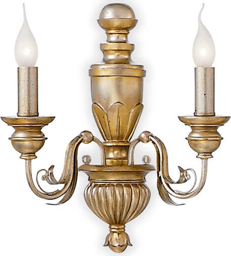 Applique-Classica-Firenze-Materie-Plastiche-Oro-2-Luci-E14