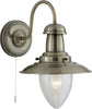 Applique-Classica-Fisher-Man-Acciaio-Adjustable-Vetro-1-Luce-E27