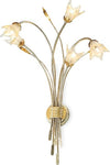Applique-classica-Flami-ORCHIDEA-6303-5F-G9-LED-ferro-vetro-lampada-parete