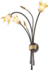 Applique-classica-Flami-ORCHIDEA-6303-A3F-G9-LED-ferro-vetro-lampada-parete