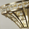 Applique-Classica-Gemma-Acciaio-Ottone-Cristallo-2-Luci-G9