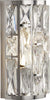 Applique-Classica-Gioiello-Acciaio-Cromo-Vetro-Trasparente-2-Luci-E14