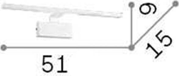 Applique-classica-Ideal-Lux-ALMA-SMALL-224954-LED-metallo-lampada-parete