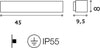 Applique-classica-Ideal-lux-ANDROMEDA-AP2-163550-E27-LED-biemissione-lampada-parete-IP55